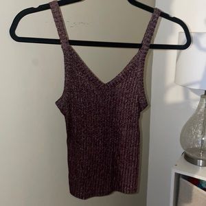 Burgundy tank top
